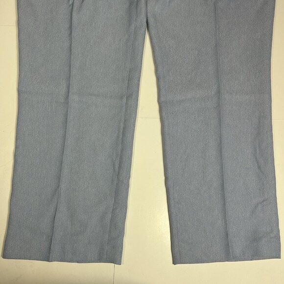 New Adjust A Band Men's Blue Dress Pants Expandable Flat Front Straight Sz 40M - Picture 6 of 9